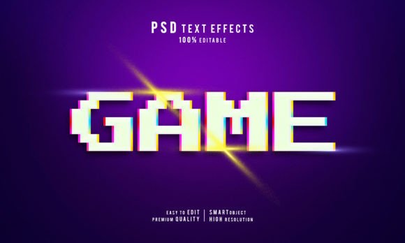Creative Game 3d Editable Text Effects for Dynamic Designs