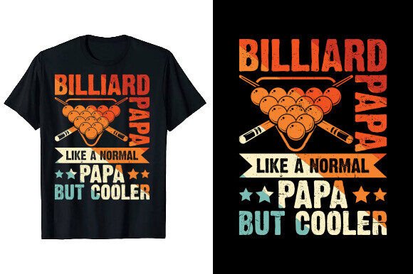 Cue Up Your Creativity: The Billiard Board Pool Game T-Shirt Design
