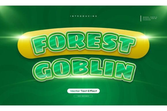 Forest Goblin Text: A Game Style Effect for Bold Projects