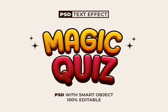 Fun Game Style 3D Text Effect for Photoshop