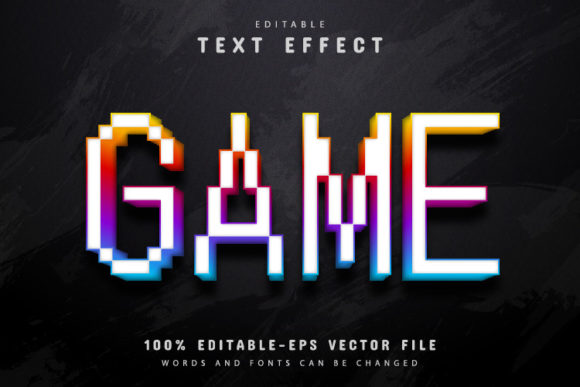Game Pixel Text Effect: Your Retro Design Secret Weapon