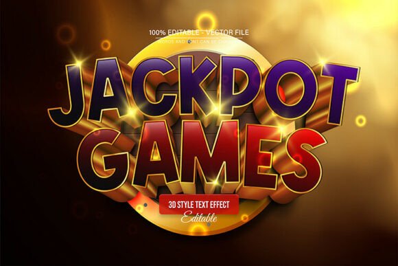 Jackpot Game Gold 3D Text Effect: Your Secret Weapon for High-Impact Design