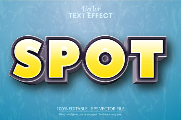 Kids Text Effect: Editable Game & Cartoon Style in Illustrator