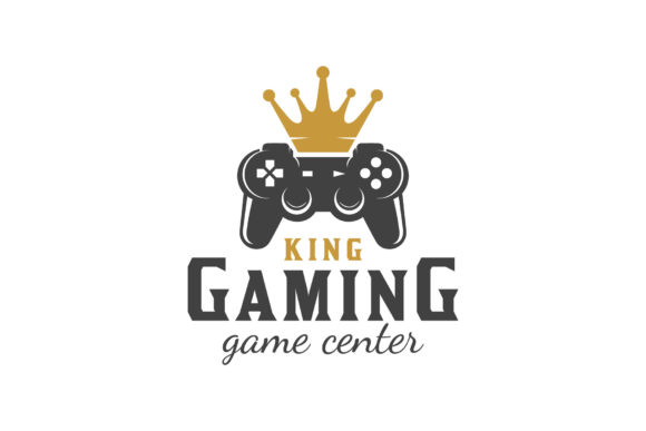 King Sport Gaming: Elevate Your Game Shop Logo