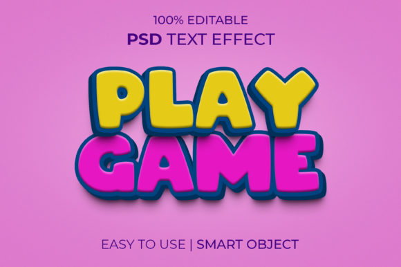 Play Game 3D Text Effect: Instant Visual Impact for Your Brand