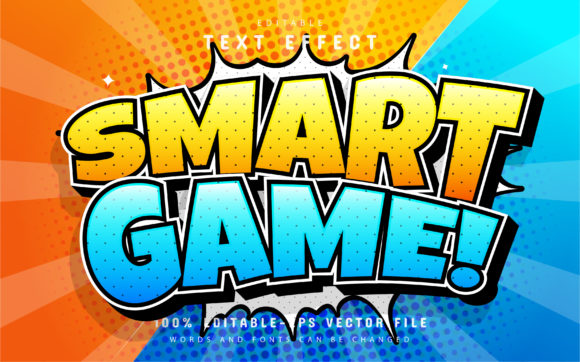 Smart Game Comic Text Effect: Your Next Design Asset