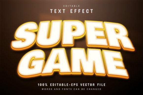 Super Game Text Effect with Gradient: Level Up Your Visuals