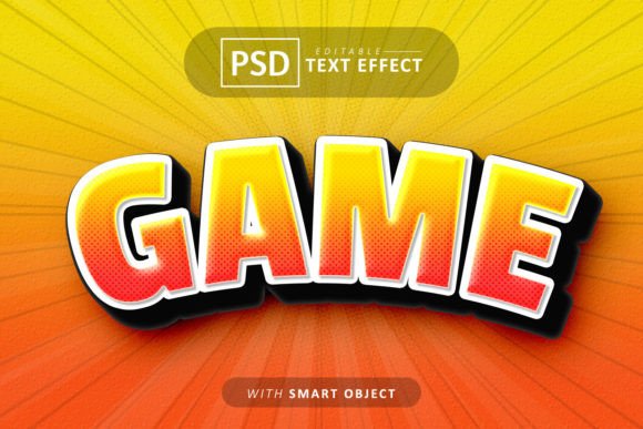 Unleash Your Inner Hero with Game Comic Style Text Effect